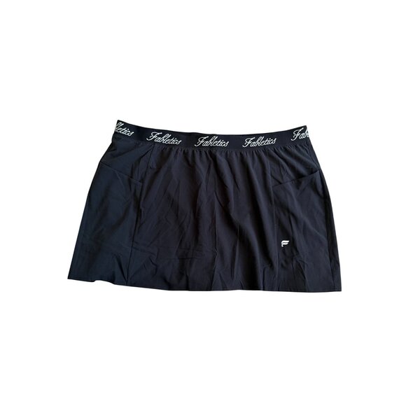 FABLETICS Black Woven Logo Pocket Skort w/ Built in Shorts Size 4X NEW NWT - Picture 5 of 6